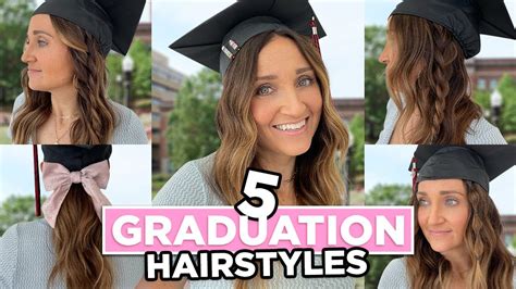 cute hairstyles for graduation pictures|More.